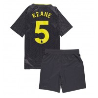 Camiseta Everton Michael Keane #5 Segunda Equipación Replica 2024-25 para niños mangas cortas (+ Pantalones cortos)